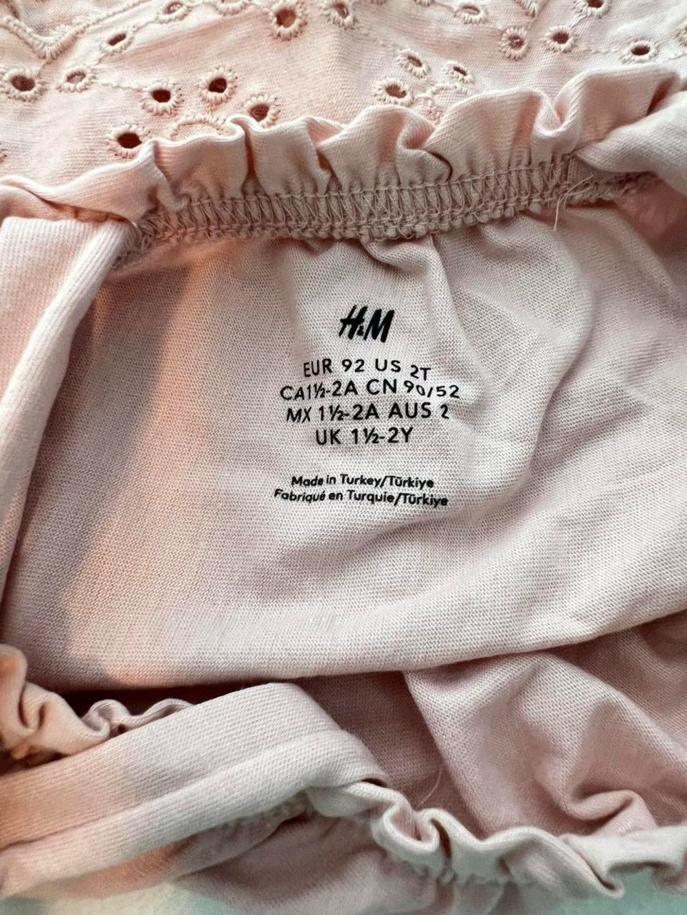 H&M Light Pink Ruffle Strap Tank - Picture 4 of 5